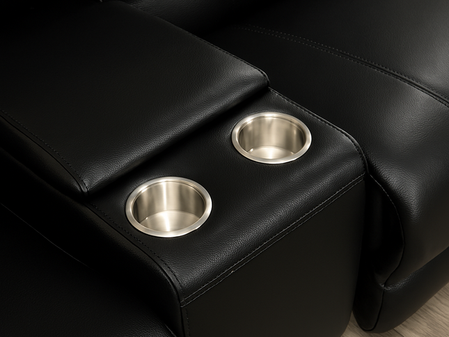 Baxter Corner Lounge - Black