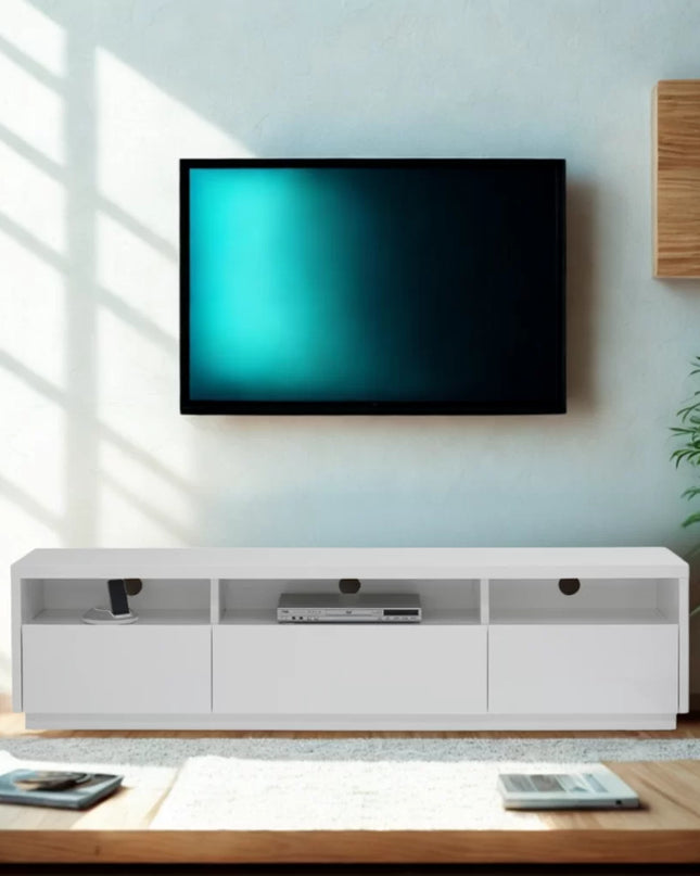 Belgium TV Unit - White