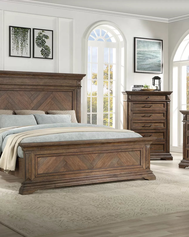 Bella 5 Pce Queen Dresser Mirror Suite