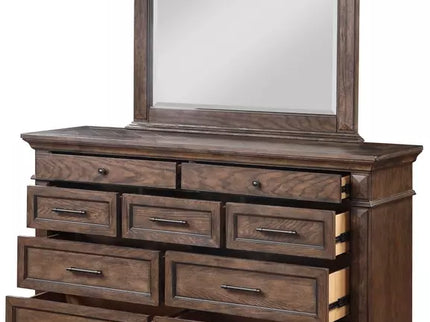 Bella 5 Pce Queen Dresser Mirror Suite