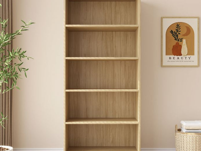 Botany 5 Shelves Wardrobe 800 - Oak