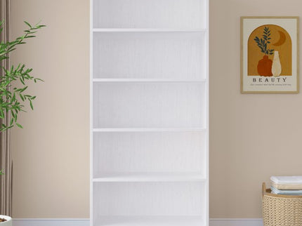 Botany 5 Shelves Wardrobe 800 - White