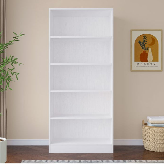 Botany 5 Shelves Wardrobe 800 - White