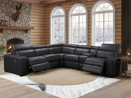 Braxton Corner ER Lounge - Chestnut (Leather)