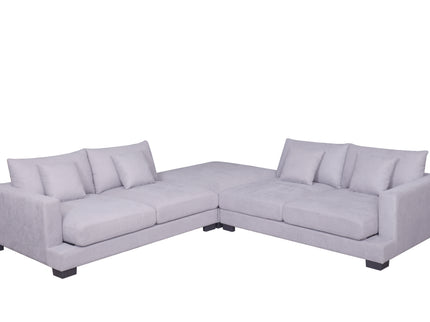 Brisbane 4 Seater With Ottoman - Fifty Shades