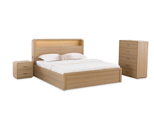 Camden 4Pce Queen Bedroom Suite - Prime Oak