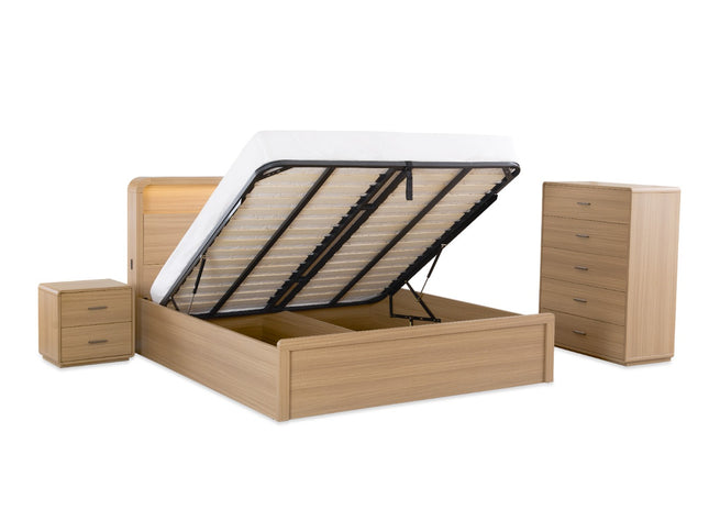 Camden 4Pce Queen Bedroom Suite - Prime Oak
