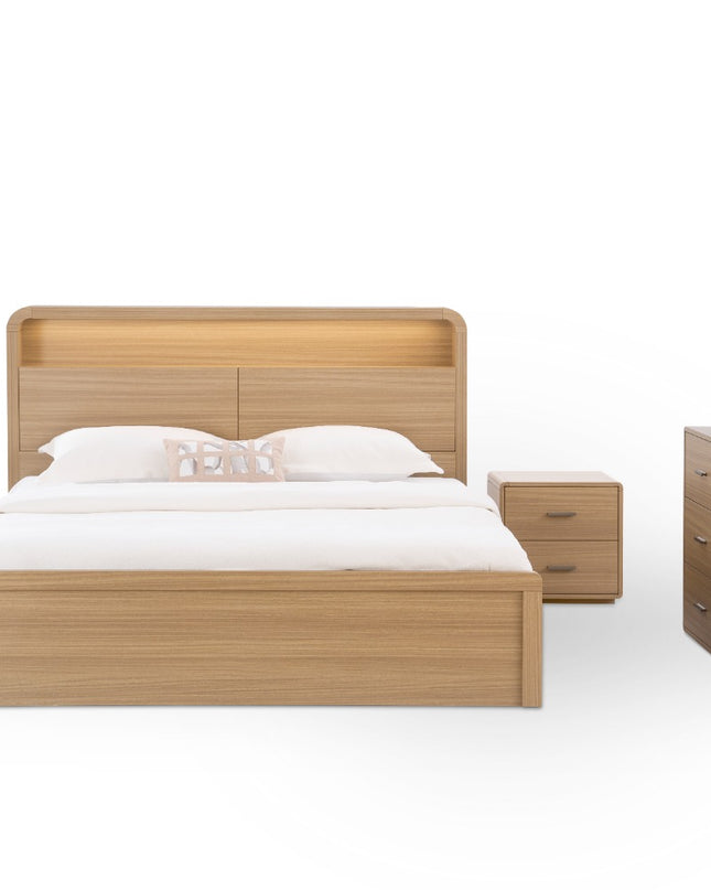 Camden 5Pce Queen Bedroom Suite - Prime Oak