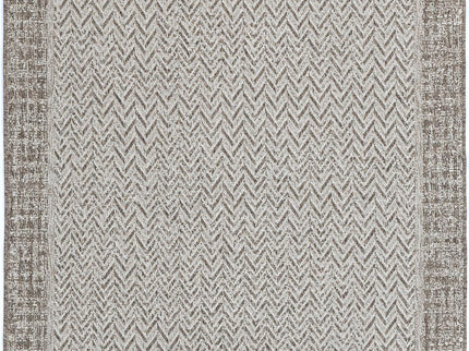 Capri Weiss Natural Boarder Rug