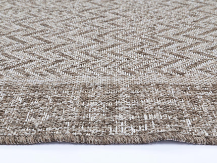 Capri Weiss Natural Boarder Rug