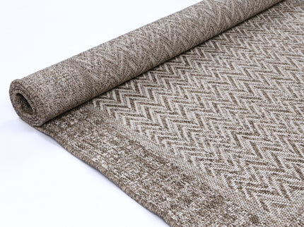Capri Weiss Natural Boarder Rug