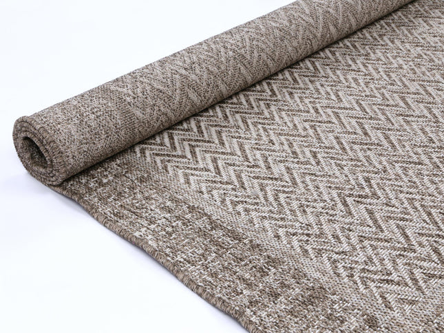 Capri Weiss Natural Boarder Rug