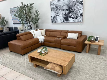 Carlisle Chaise lounge - Left Hand Facing Chaise, Chestnut