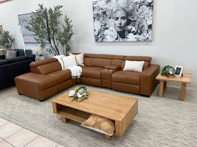 Carlisle Chaise lounge - Left Hand Facing Chaise, Chestnut