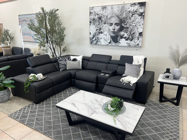 Carlisle Chaise lounge - Left Hand Facing Chaise, Charcoal