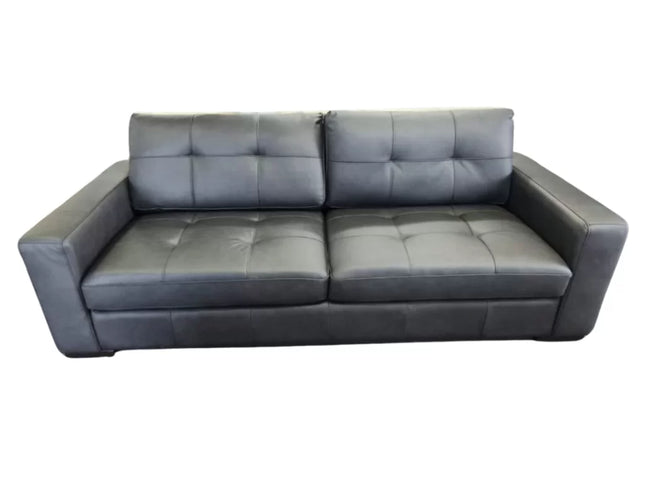 Carly 3+2 Seater - Charcoal (Leather)