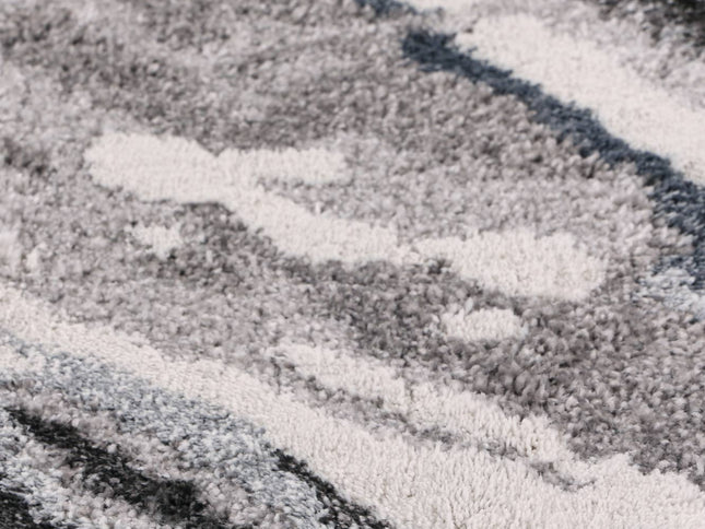 Century Gaius Grey Plush Rug