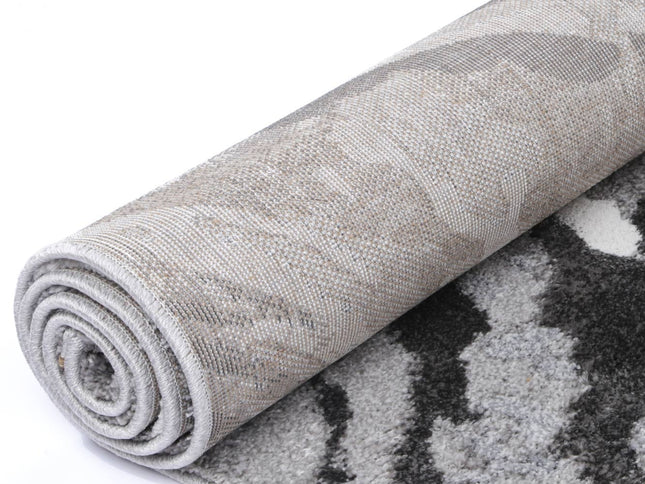 Century Gaius Grey Plush Rug