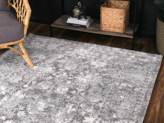 Century Claudius Grey Plush Rug