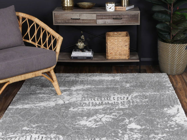 Century Julius Grey Plush Rug