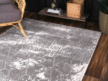 Century Julius Grey Plush Rug
