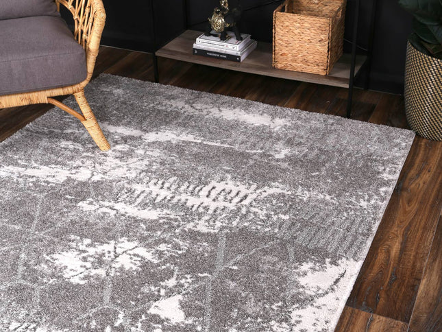 Century Julius Grey Plush Rug
