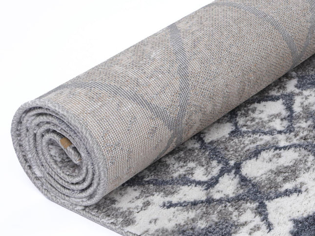Century Aetius Grey Plush Rug