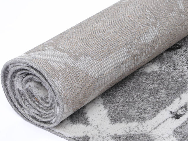 Century Flavius Grey Plush Rug