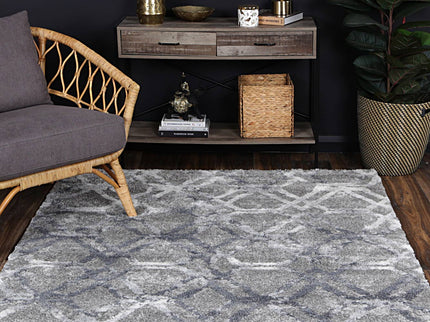Century Septimius Grey Plush Rug