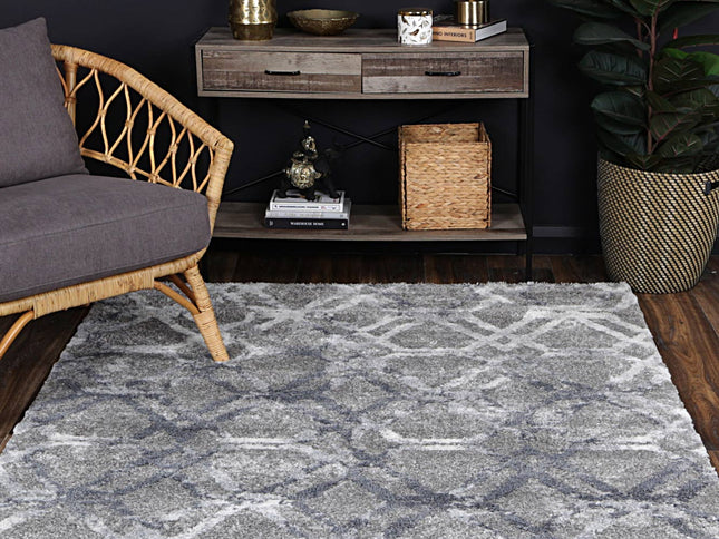 Century Septimius Grey Plush Rug
