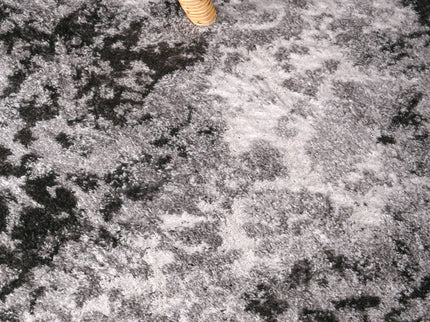 Century Nero Grey Plush Rug