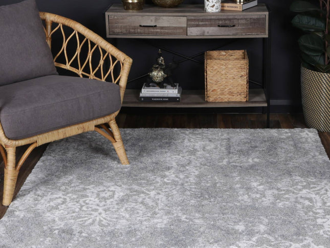 Century Marcus Grey Plush Rug