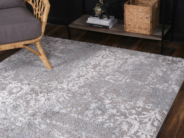 Century Marcus Grey Plush Rug
