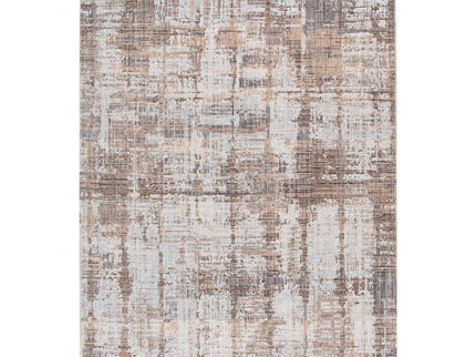 Cherie Distressed Look Watercolour Beige Grey Rug - CH08