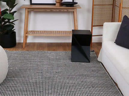 Nordic Charcoal Reversible Wool Rug