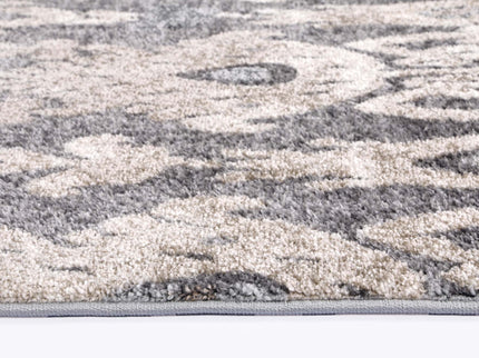 Chelsea Damask Grey Plush Rug