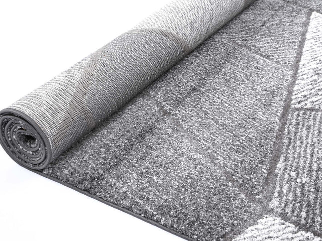 Chelsea Mozaik Grey Plush Rug