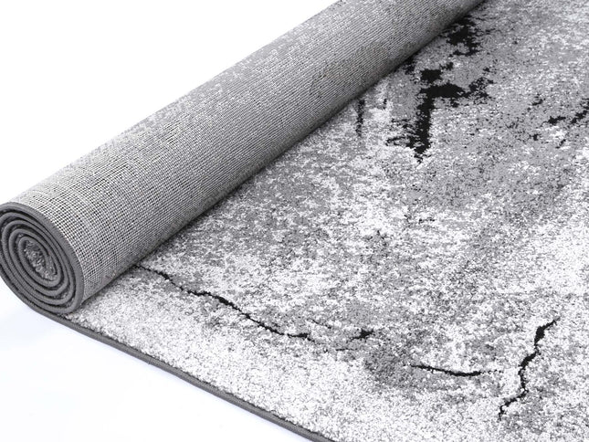 Chelsea Geode Grey Plush Rug