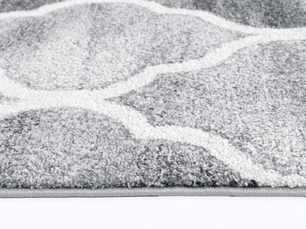 Chelsea Lattice Grey Plush Rug