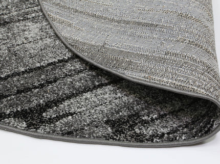 Chelsea Driftwood Grey Plush Round Rug
