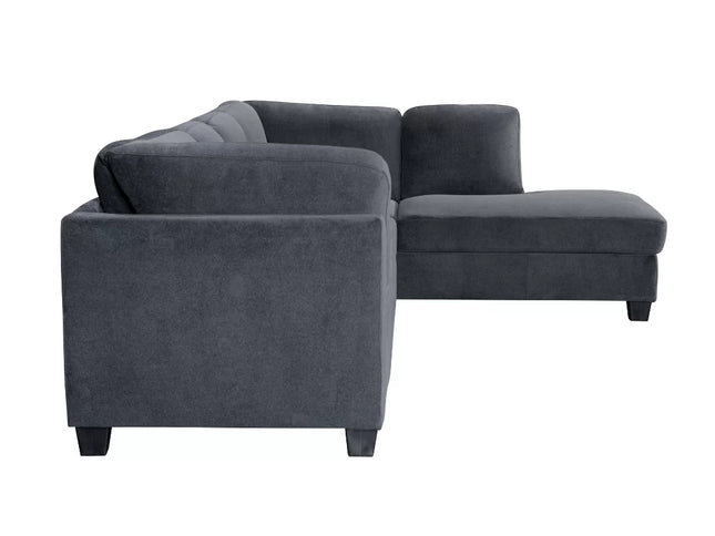 Carla Right Chaise - Dark Grey