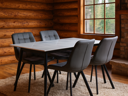 CINDY- 140cm W/ GREY FOREST CHAIR