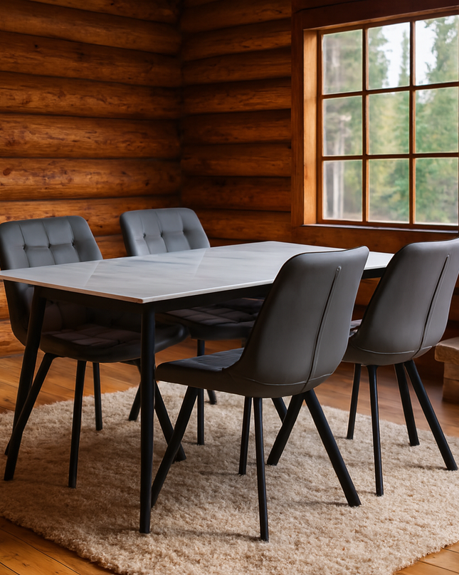 CINDY- 140cm W/ GREY FOREST CHAIR