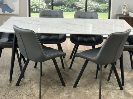 Cindy - 180cm w/ Grey Forest Chair