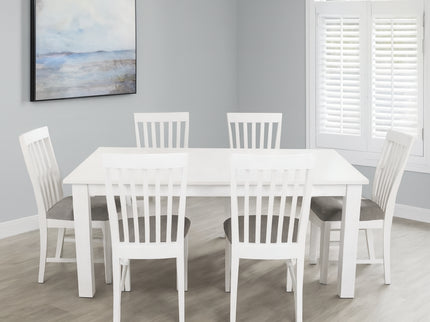 Coastal 7Pce Dining Set - 180cm