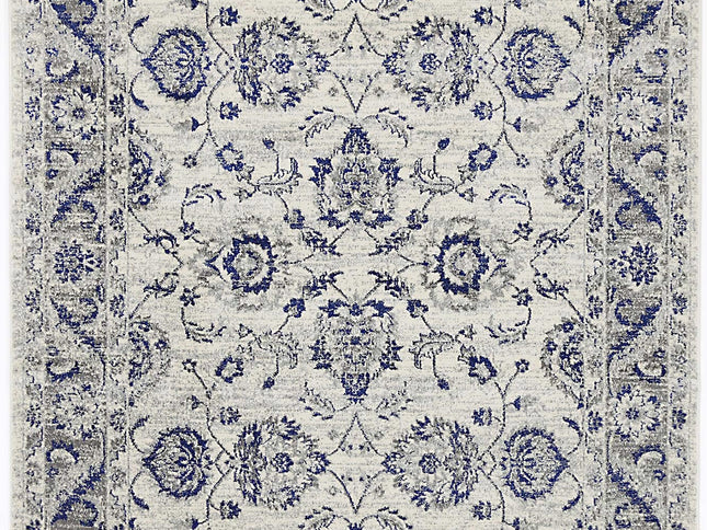Delicate Cassandra Blue & Ivory Rug