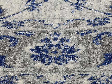 Delicate Cassandra Blue & Ivory Rug