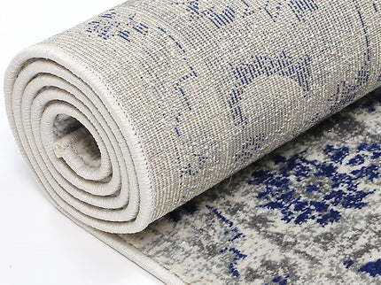 Delicate Cassandra Blue & Ivory Rug