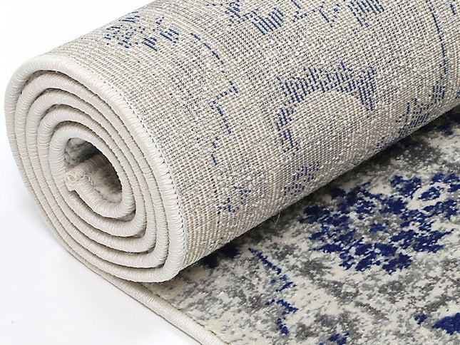 Delicate Cassandra Blue & Ivory Rug
