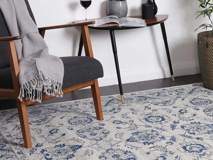 Delicate Cassandra Blue & Ivory Rug